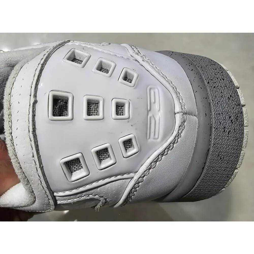 Nike Air Jordan 1 Flight Low White Cement 350610-107 Women's Size 7 Used